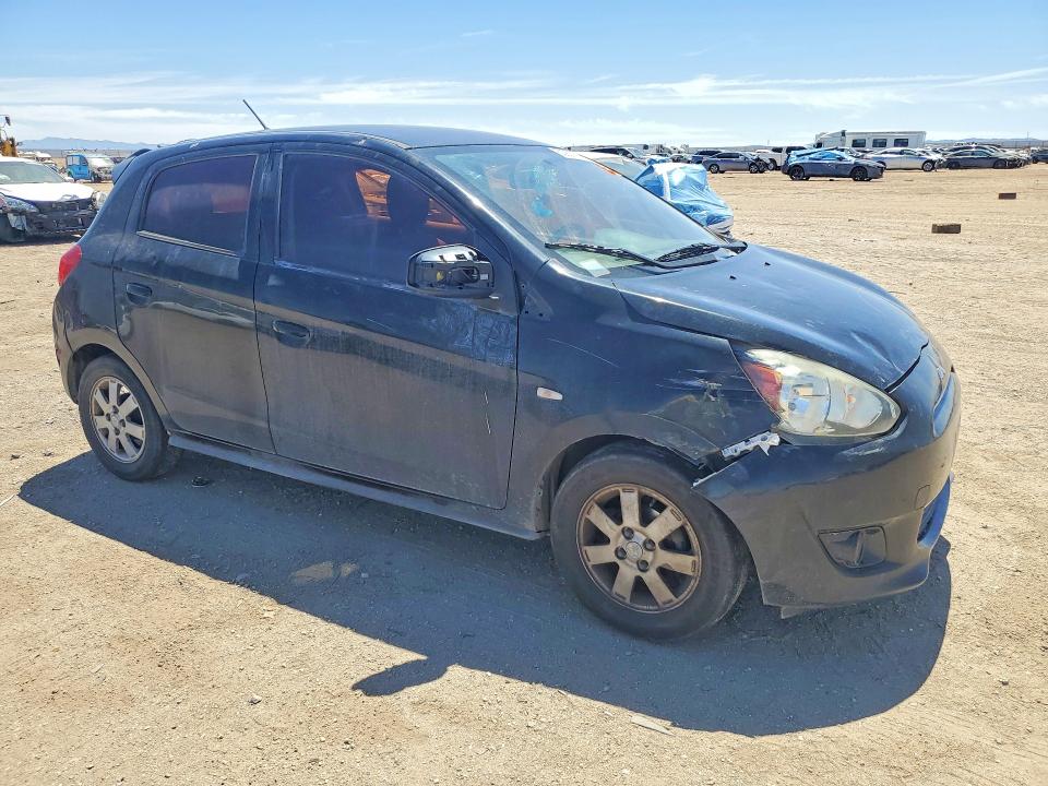2015 Mitsubishi Mirage VIN ML32A4HJ3FH061009 COPART salvage auction — FRONT END, Ca - Dis/Dlr/Exp Only Clean Title, sold $425 on 2026-07-20 (photo 4)