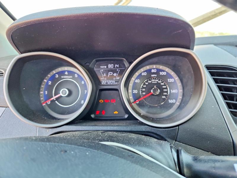 2016 Hyundai Elantra VIN KMHDH4AE9GU484714 COPART salvage auction — FRONT END, Nc - Salvage Certificate Of Title, sold $400 on 2026-07-20 (photo 9)