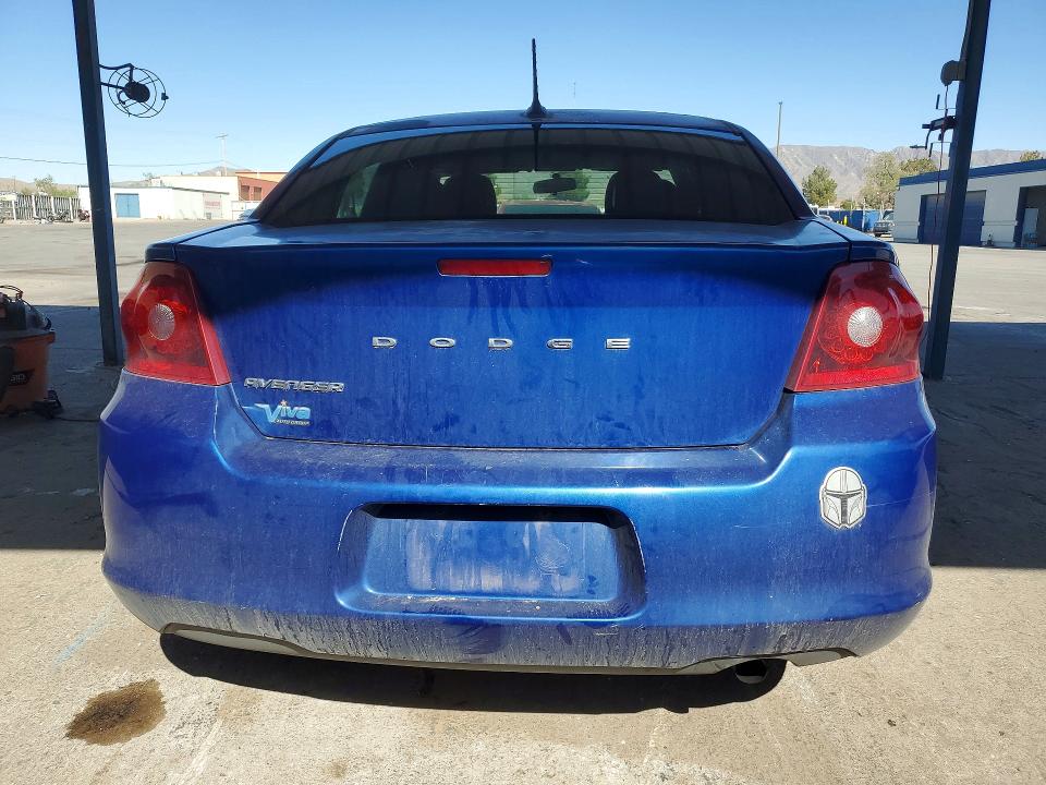 2014 Dodge Avenger VIN 1C3CDZAB7EN201186 COPART salvage auction — FRONT END, Nm - Cert Of Title-Salvage, sold $575 on 2026-07-10 (photo 6)