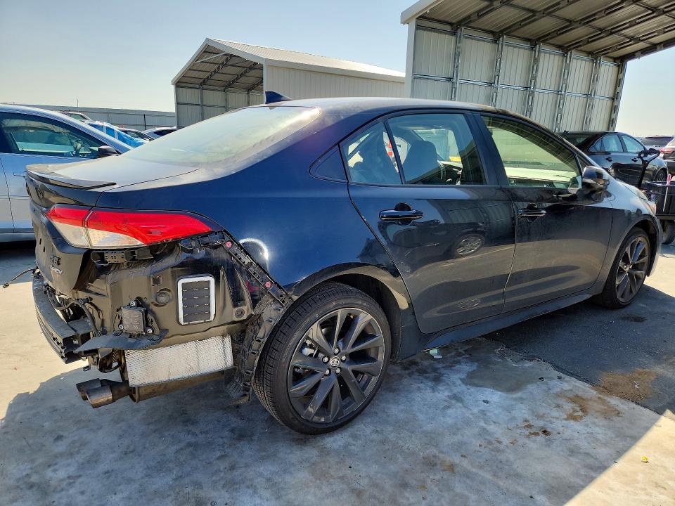 2026 Toyota Corolla VIN JTDBCMFE6T3115196 COPART salvage auction — REAR END, Ca - Salvage Certificate, sold $8,800 on 2026-07-09 (photo 3)