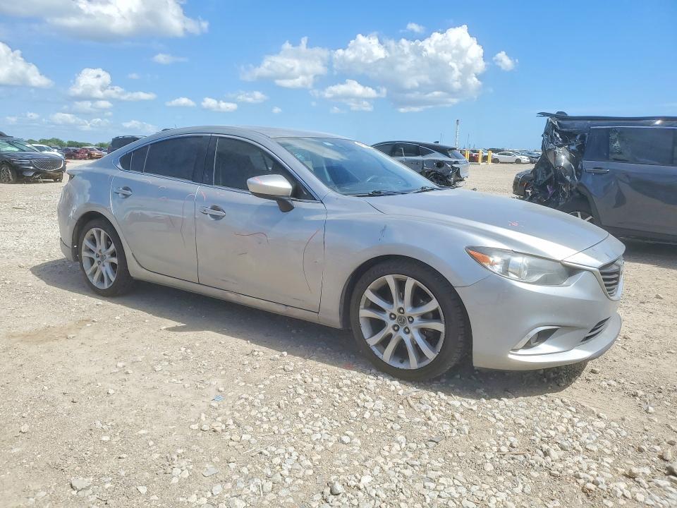 2015 Mazda 6 VIN JM1GJ1W51F1179964 COPART salvage auction — REAR END, Tx - Salvage Vehicle Title, sold $425 on 2026-07-23 (photo 4)