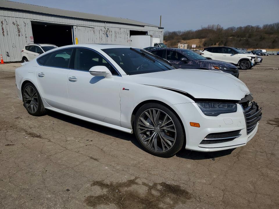 2017 Audi A7 VIN WAU22AFCXHN083152 COPART salvage auction — FRONT END, In - Certificate Of Title, sold $5,300 on 2026-07-09 (photo 4)