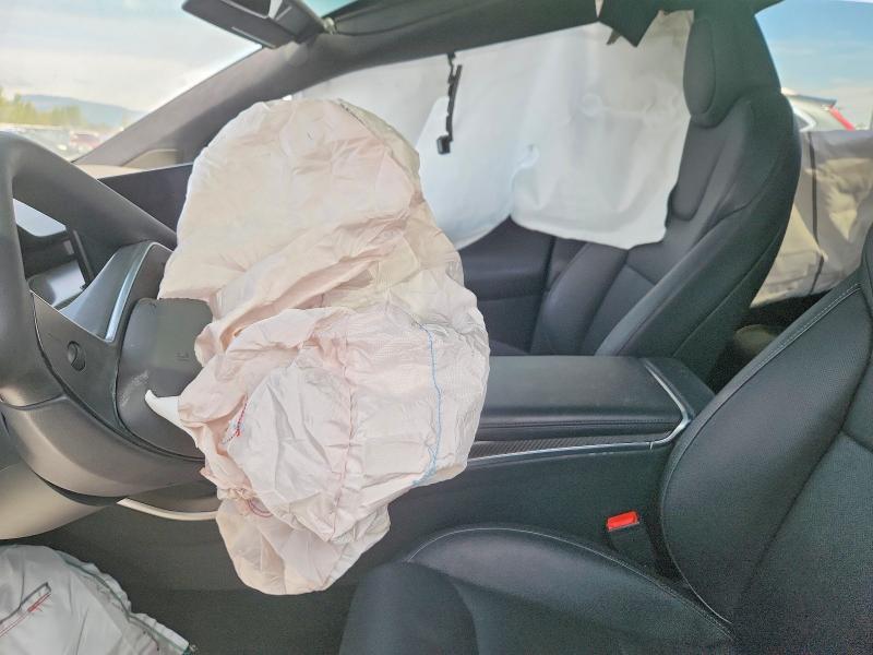 2022 Tesla Model x VIN 7SAXCBE61NF359125 COPART salvage auction — FRONT END, Or - Salvage Title Certificate, sold $8,100 on 2026-07-28 (photo 7)