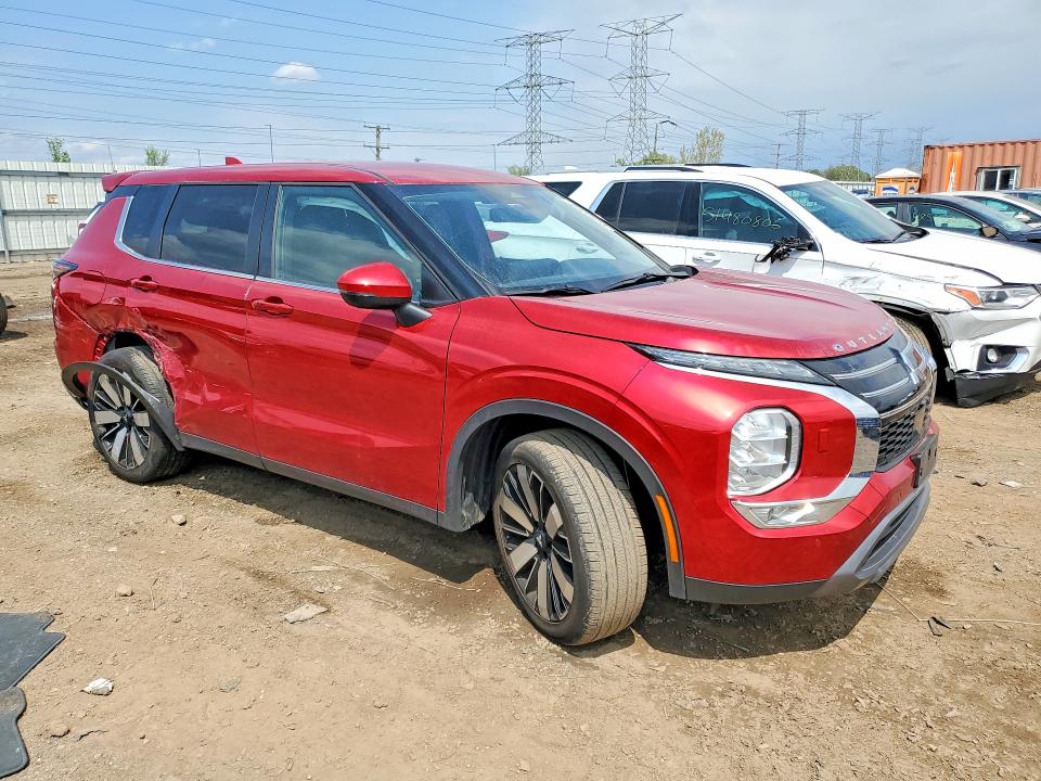 2025 Mitsubishi VIN JA4J4VA87SZ035248 COPART salvage auction — REAR END, Il - Salvage Certificate, sold $10,100 on 2026-08-11 (photo 4)