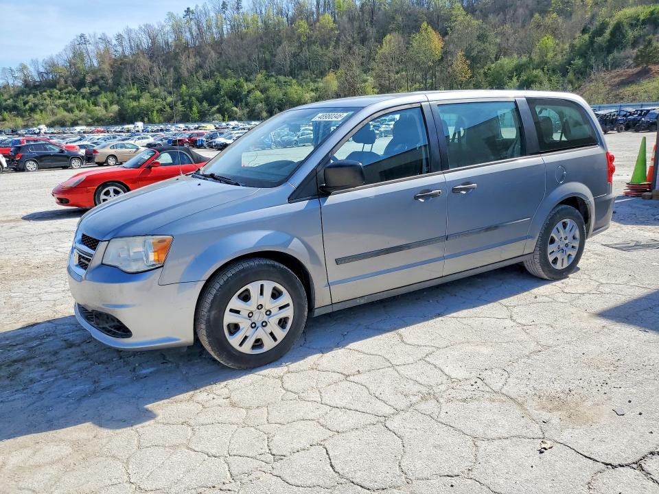 2014 Dodge Caravan VIN 2C4RDGBG1ER168127 COPART salvage auction — SIDE, NC - SALVAGE CERTIFICATE OF TITLE, sold $300 on 2026-07-09 (photo 1)