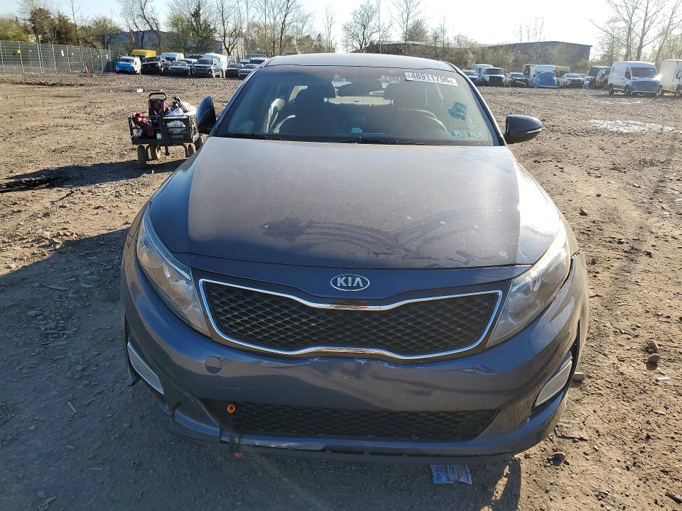 2015 Kia Optima VIN KNAGM4A75F5574107 COPART salvage auction — REAR END, Pa - Certificate Of Salvage, sold $15 on 2026-07-27 (photo 5)