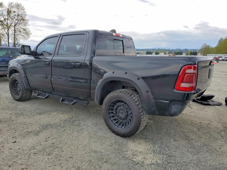2021 Ram 1500 VIN 1C6SRFJT9MN623305 COPART salvage auction — FRAME DAMAGE, Salvage Title, sold $13,600 on 2026-08-03 (photo 2)