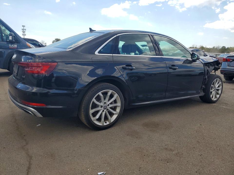 2019 Audi A4 VIN WAUENAF4XKN005362 COPART salvage auction — FRONT END, Ny - Mv907A-Parts Only, sold $3,150 on 2026-08-24 (photo 3)