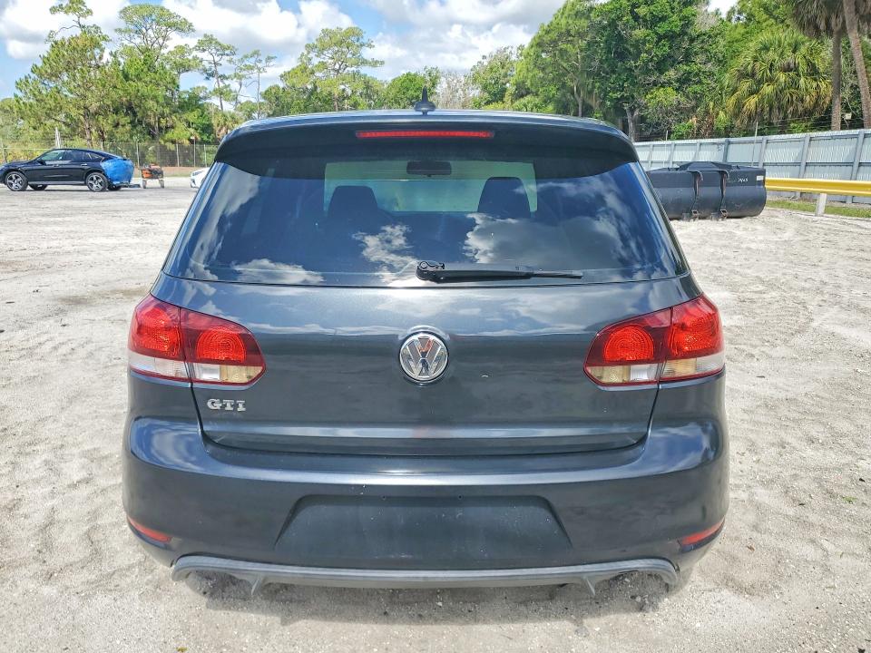 2010 Volkswagen Gti VIN WVWGV7AJXAW313569 COPART salvage auction — FRONT END, FL - CERT OF TITLE SLVG REBUILDABLE, sold $900 on 2026-07-15 (photo 6)