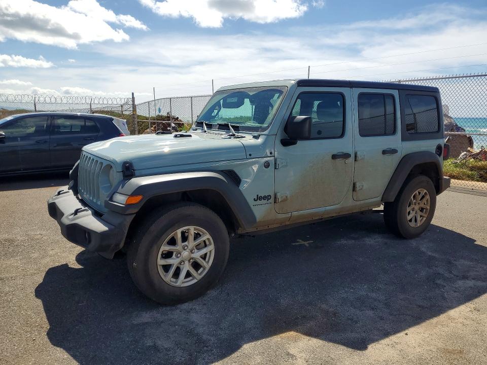 2023 Jeep Wrangler / VIN 1C4HJXDG6PW622562 COPART salvage auction — WATER/FLOOD, Hi - Certificate Of Salvage, sold $8,500 on 2026-07-27 (photo 1)