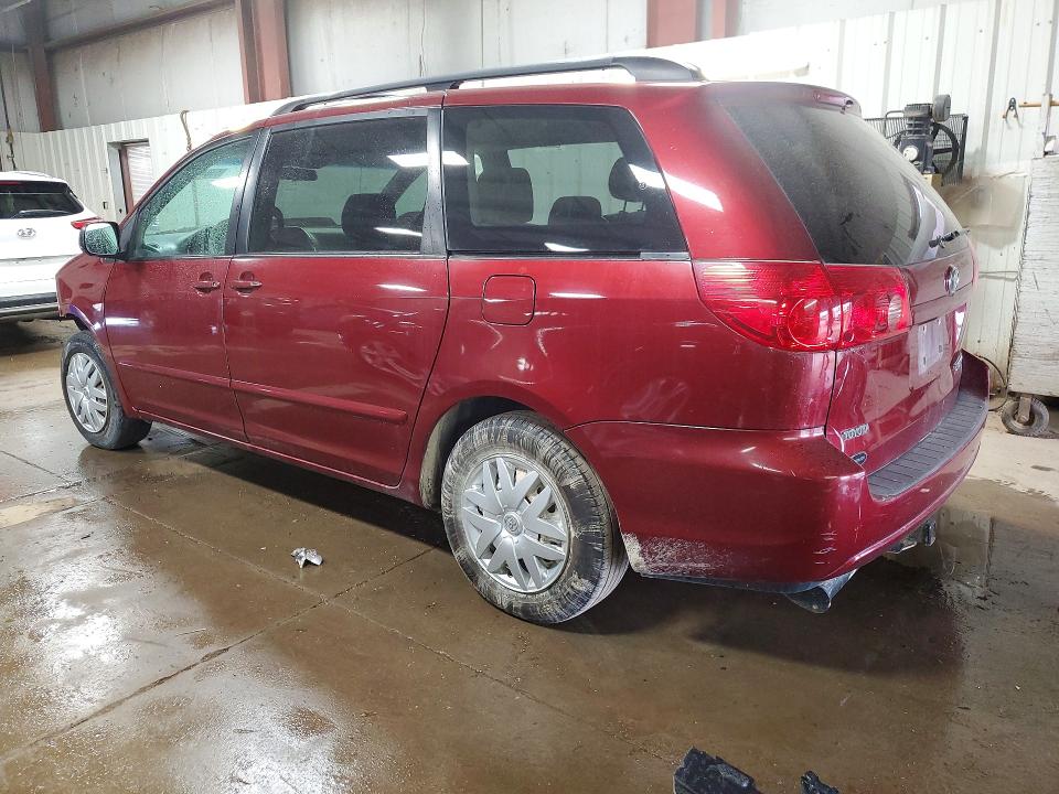 2007 Toyota Sienna VIN 5TDZK23C07S021103 COPART salvage auction — FRONT END, Ia - Cert Of Title-Salvage Title, sold $425 on 2026-07-23 (photo 2)