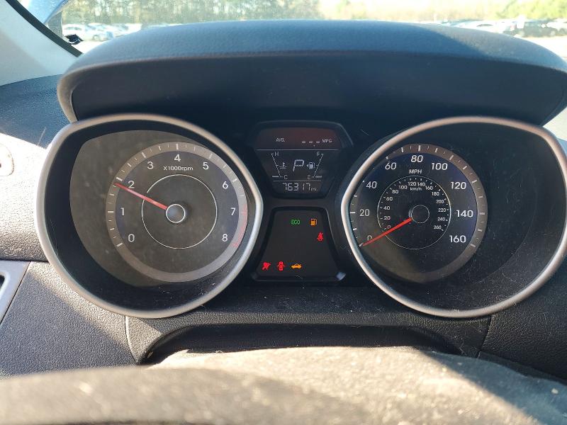 2016 Hyundai Elantra VIN KMHDH4AE0GU629123 COPART salvage auction — FRONT END, Ri - Salvage Certificate Of Title, sold $1,650 on 2026-07-07 (photo 9)