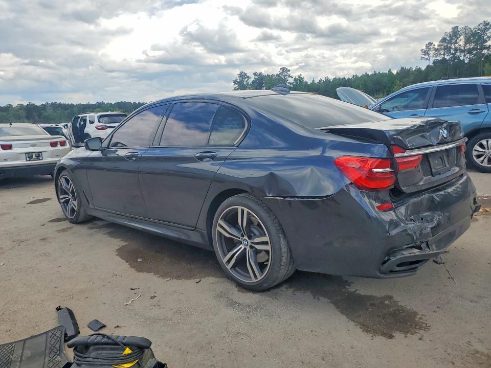 2018 BMW 7er VIN WBA7B0C57JG527278 COPART salvage auction — REAR END, Sc - Cert Of Title-Salvage, sold $8,100 on 2026-07-06 (photo 2)