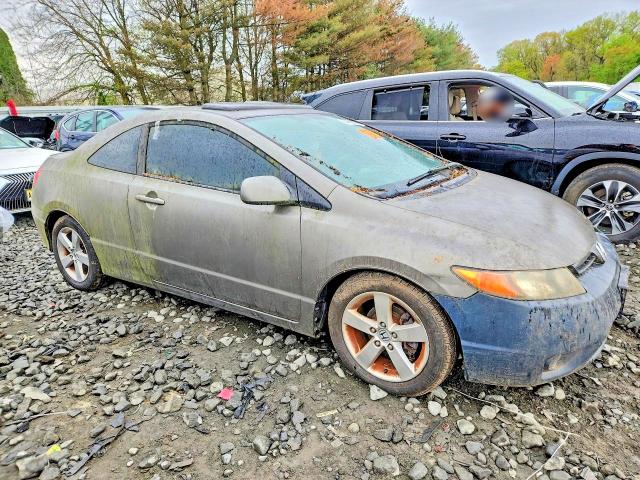 2007 Honda Civic VIN 2HGFG12887H584203 COPART salvage auction — NORMAL WEAR, Nj - Certificate Of Title, sold $450 on 2026-07-09 (photo 4)