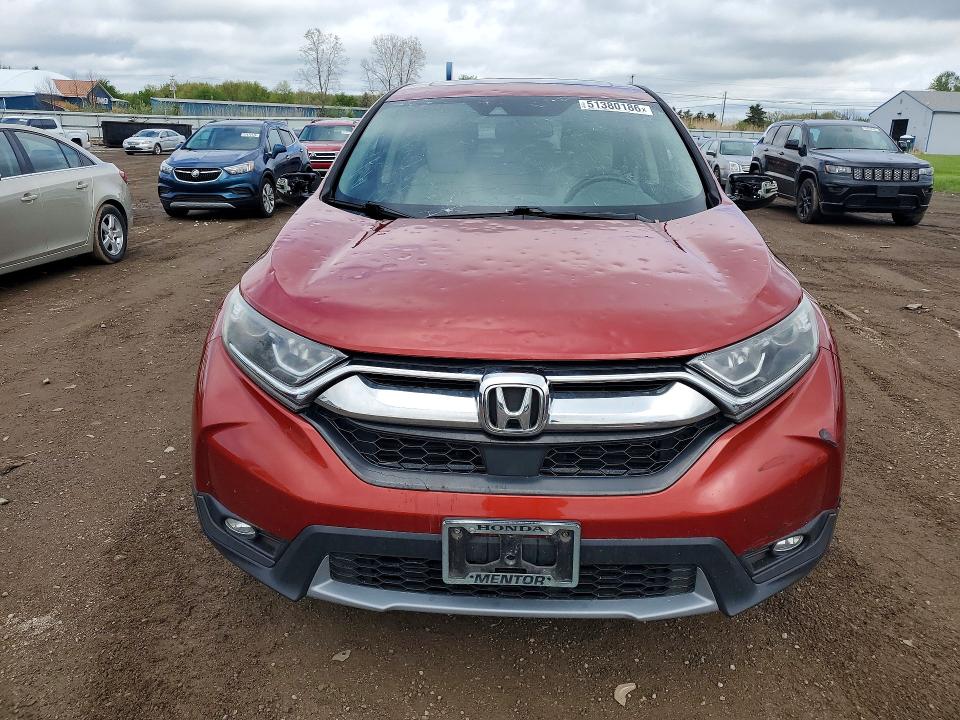 2017 Honda Cr-v VIN 5J6RW2H86HL075074 COPART salvage auction — HAIL, Oh - Cert Of Title-Salvage, sold $6,500 on 2026-07-02 (photo 5)