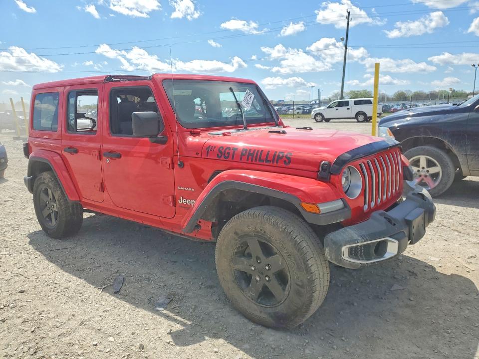 2018 Jeep Wrangler / VIN 1C4HJXEN9JW192014 COPART salvage auction — WATER/FLOOD, In - Cert Of Title-Salvage Flood, sold $6,100 on 2026-07-02 (photo 4)