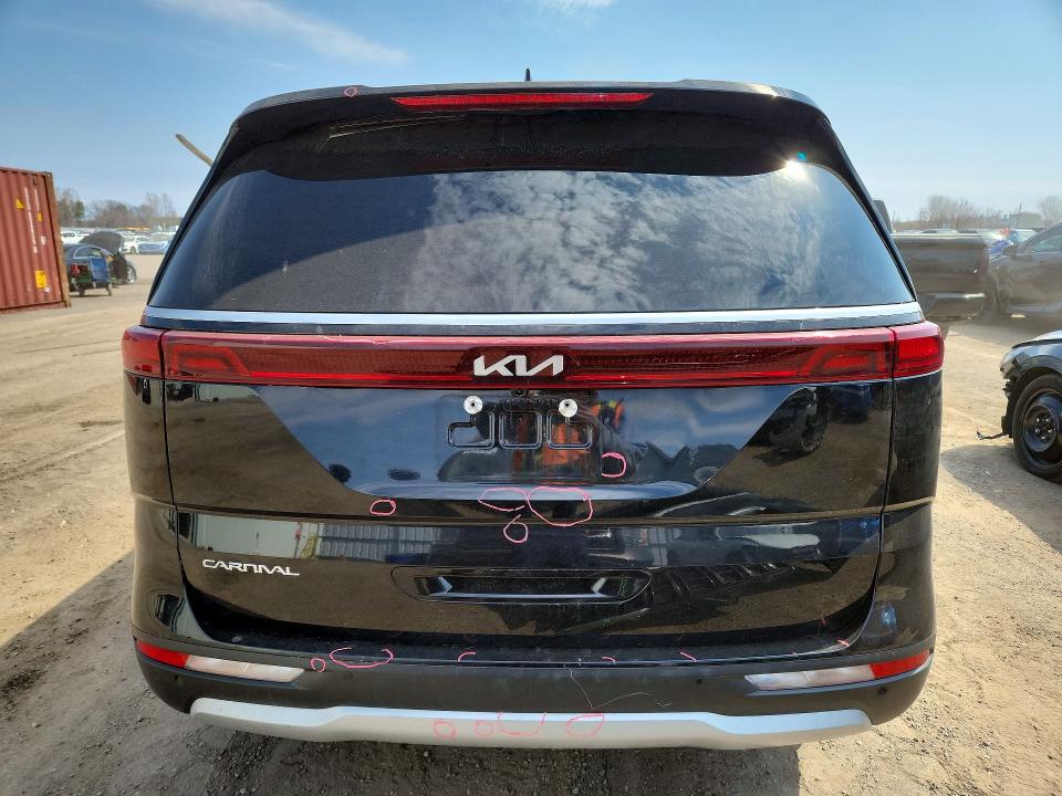 2023 Kia Carnival VIN KNDNB5H39P6202547 COPART salvage auction — FRONT END, On - Permit No Brand - Unfit, sold $9,100 on 2026-07-28 (photo 6)
