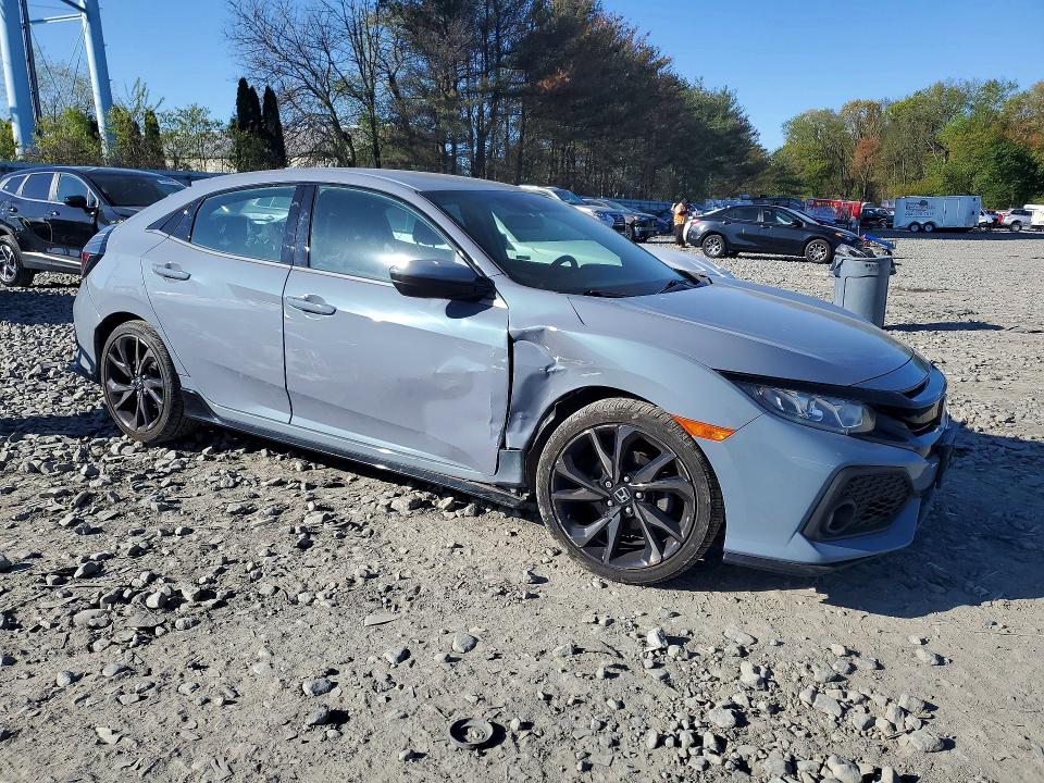 2019 Honda Civic VIN SHHFK7G45KU225166 COPART salvage auction — SIDE, Nj - Cert Of Title-Salvage, sold $5,600 on 2026-07-27 (photo 4)