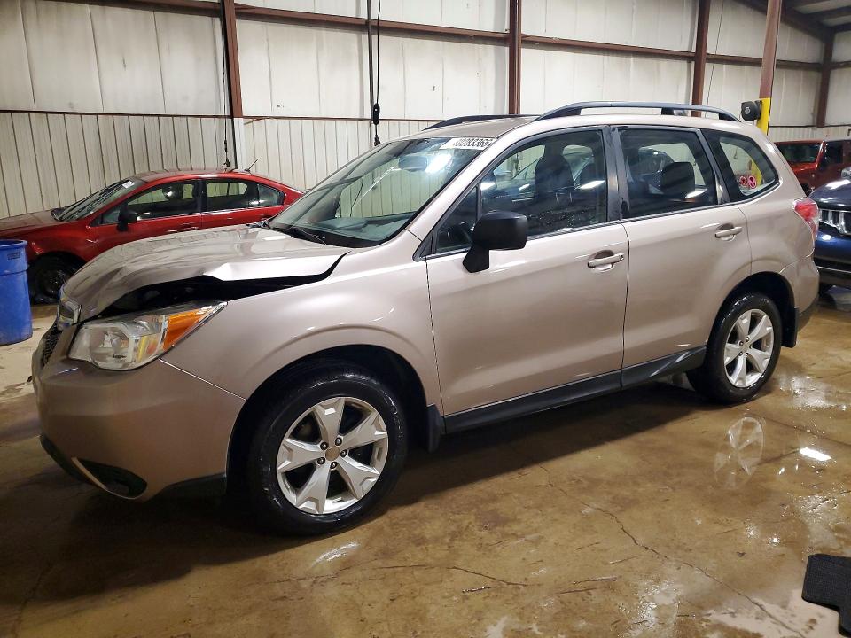 2016 Subaru Forester VIN JF2SJABC4GH410641 COPART salvage auction — FRONT END, Pa - Certificate Of Salvage, sold $200 on 2026-07-21 (photo 1)
