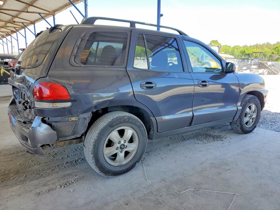 2006 Hyundai Santa fe VIN KM8SC73D06U038350 COPART salvage auction — REAR END, Wv - Salvage Certificate, sold $500 on 2026-07-09 (photo 3)