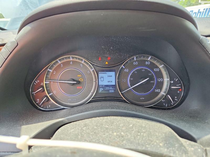 2019 Infiniti Qx80 VIN JN8AZ2NE6K9233703 COPART salvage auction — FRONT END, Fl - Certificate Of Title, sold $400 on 2026-07-28 (photo 9)