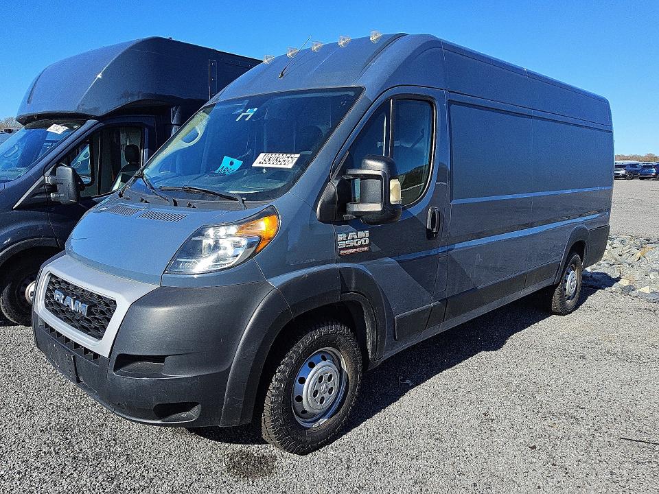 2020 Ram Promaster 3500 VIN 3C6URVJGXLE136414 COPART salvage auction — MINOR DENT/SCRATCHES, Ma - Certificate Of Title, sold $11,400 on 2026-08-31 (photo 1)
