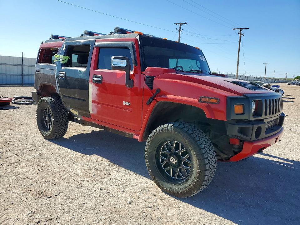 2007 Hummer H2 VIN 5GRGN23UX7H107755 COPART salvage auction — REAR END, Id - Salvage Certificate Of Title, sold $2,950 on 2026-07-08 (photo 4)