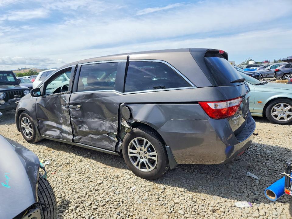 2011 Honda Odyssey VIN 5FNRL5H60BB079727 COPART salvage auction — SIDE, Ca - Salvage Certificate, sold $575 on 2026-07-09 (photo 2)