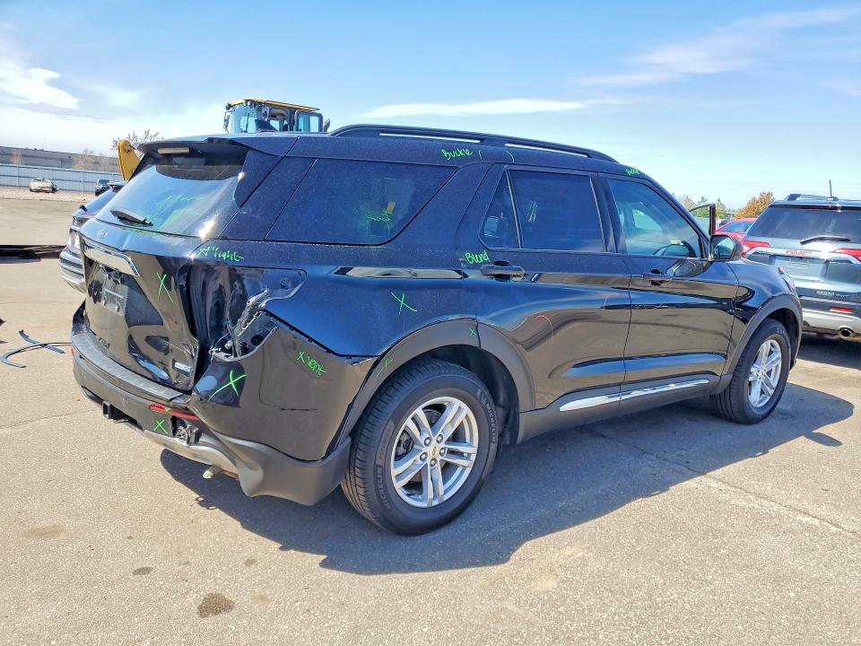 2020 Ford Explorer VIN 1FMSK8DH8LGC81506 COPART salvage auction — REAR END, Id - Salvage Certificate Of Title, sold $8,300 on 2026-07-28 (photo 3)