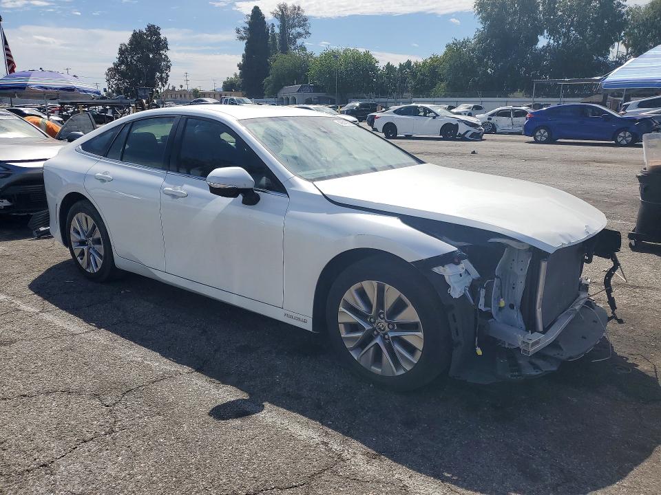 2023 Toyota Mirai VIN JTDAAAAA8PA007717 COPART salvage auction — FRONT END, CA - LIEN PAPERS-CLEAN OR AC, sold $1,000 on 2026-07-31 (photo 4)