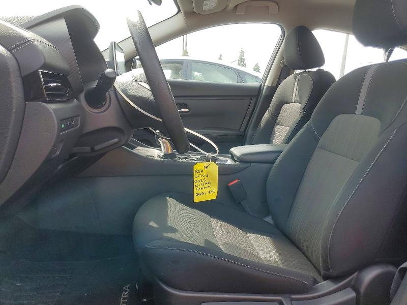 2025 Nissan Sentra VIN 3N1AB8CV1SY407969 COPART salvage auction — FRONT END, Ca - Salvage Certificate, sold $4,050 on 2026-07-02 (photo 7)