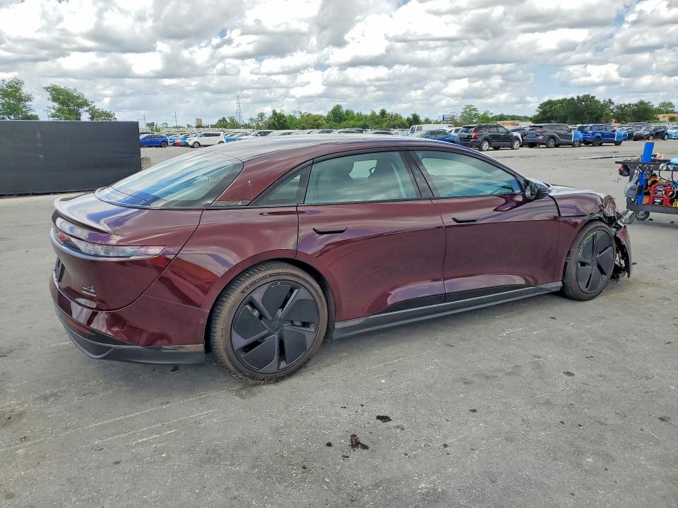 2025 Lucid Air VIN 50EA1TEA7SA002518 COPART salvage auction — Front End, FL - CERT OF TITLE SLVG REBUILDABLE, sold $14,800 on 2026-06-07 (photo 3)