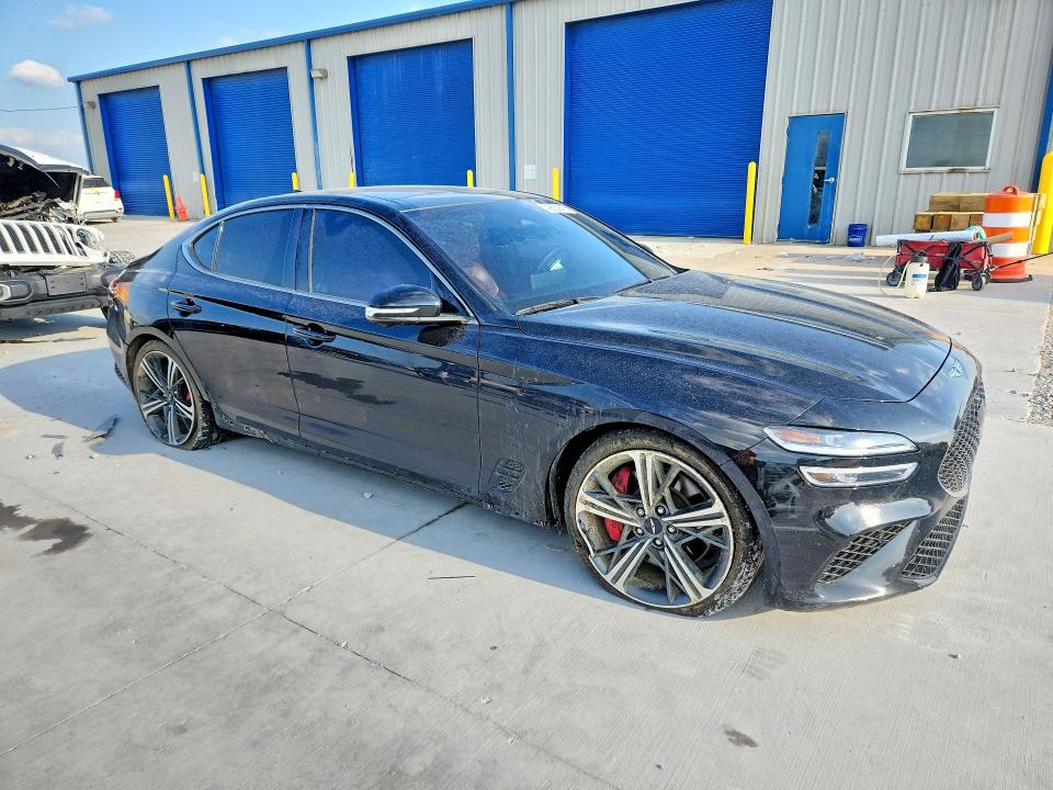 2024 Genesis G70 VIN KMTG54SE7RU141882 COPART salvage auction — UNDERCARRIAGE, Tx - Certificate Of Title, sold $5,900 on 2026-07-31 (photo 4)