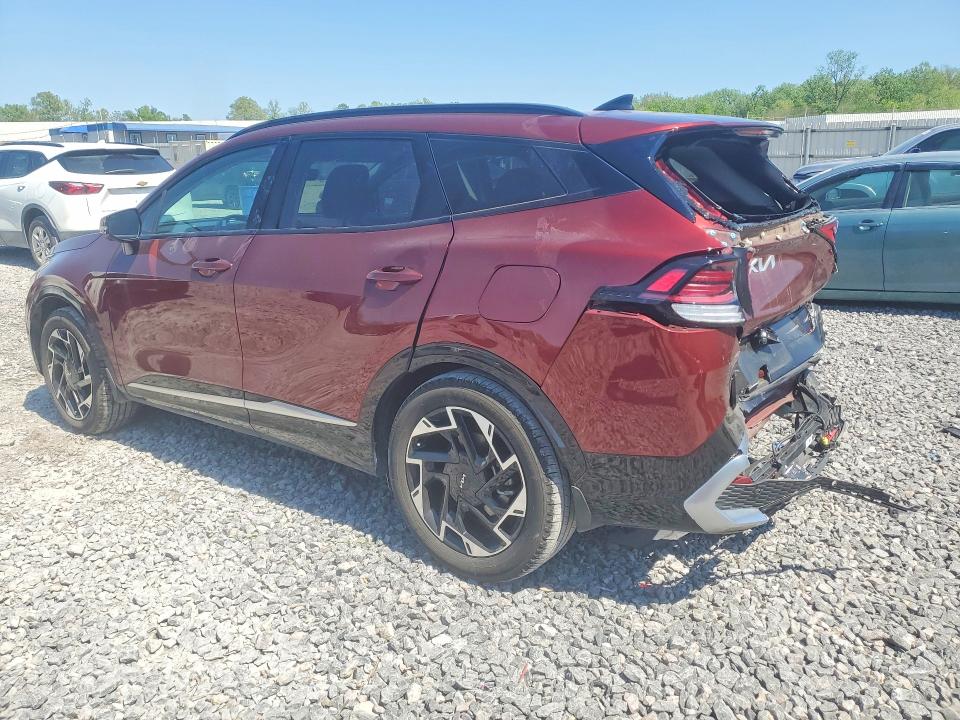 2025 Kia Sportage VIN 5XYK53DF6SG324433 COPART salvage auction — REAR END, Al - Cert Of Title-Salvage Title, sold $10,000 on 2026-07-07 (photo 2)
