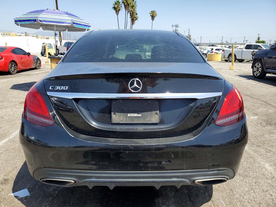 2019 Mercedes-benz C-klasse VIN WDDWF8DB5KR457085 COPART salvage auction — FRONT END, Ca - Salvage Certificate, sold $6,800 on 2026-07-02 (photo 6)