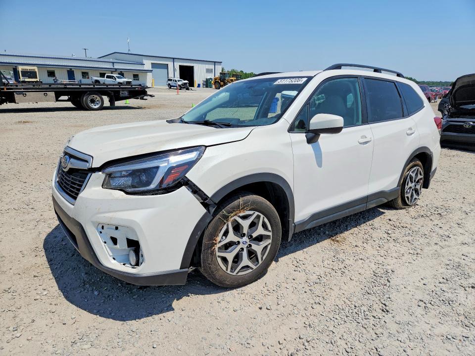 2021 Subaru Forester VIN JF2SKAJC7MH489216 COPART salvage auction — SIDE, NC - SALVAGE CERTIFICATE OF TITLE, sold $3,050 on 2026-07-06 (photo 1)