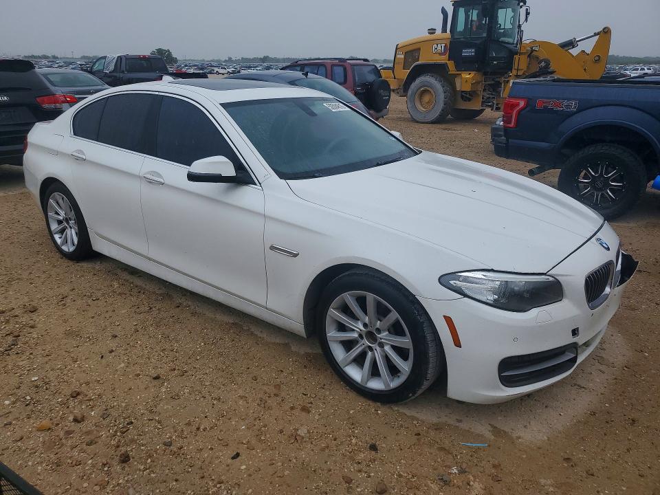 2014 BMW 5er VIN WBA5B1C52ED475935 COPART salvage auction — FRONT END, Tx - Salvage Vehicle Title, sold $1,499 on 2026-07-02 (photo 4)