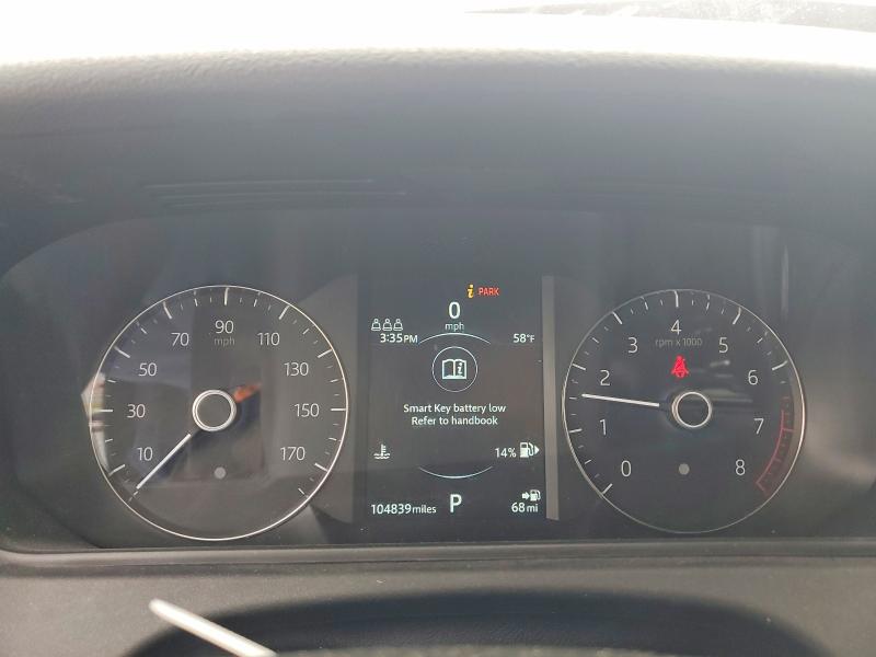 2019 Land rover RANGE ROVER VIN SALYA2EX3KA217436 COPART salvage auction — SIDE, Salvage Title, sold $9,700 on 2026-08-26 (photo 9)