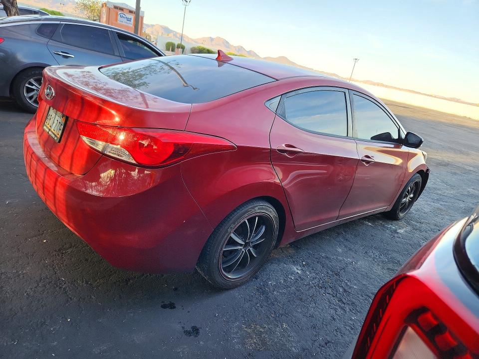 2011 Hyundai Elantra VIN KMHDH4AE0BU090916 COPART salvage auction — FRONT END, Nv - Salvage Title, sold $950 on 2026-07-02 (photo 3)