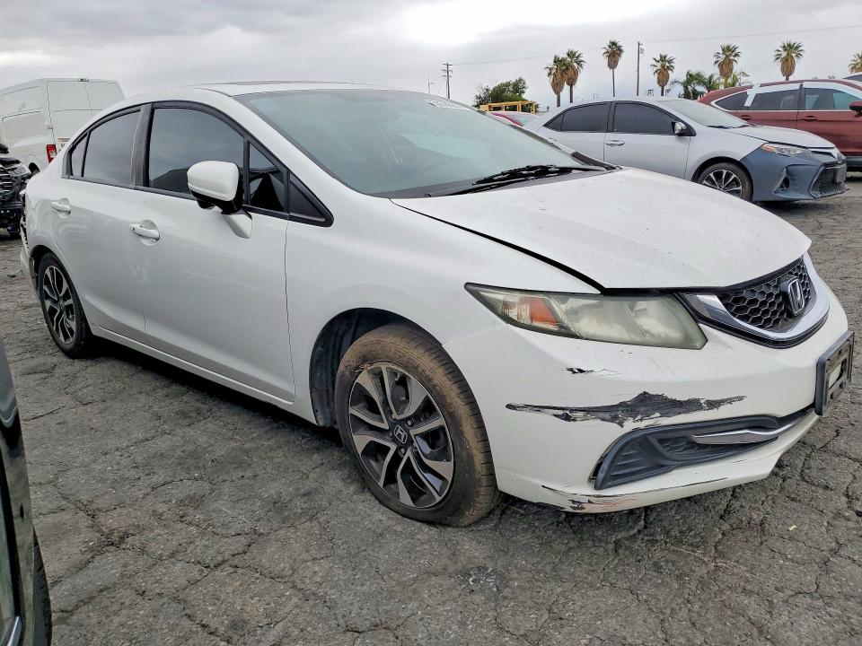 2014 Honda Civic VIN 19XFB2F84EE247517 COPART salvage auction — SIDE, Ca - Salvage Certificate, sold $2,300 on 2026-07-02 (photo 4)