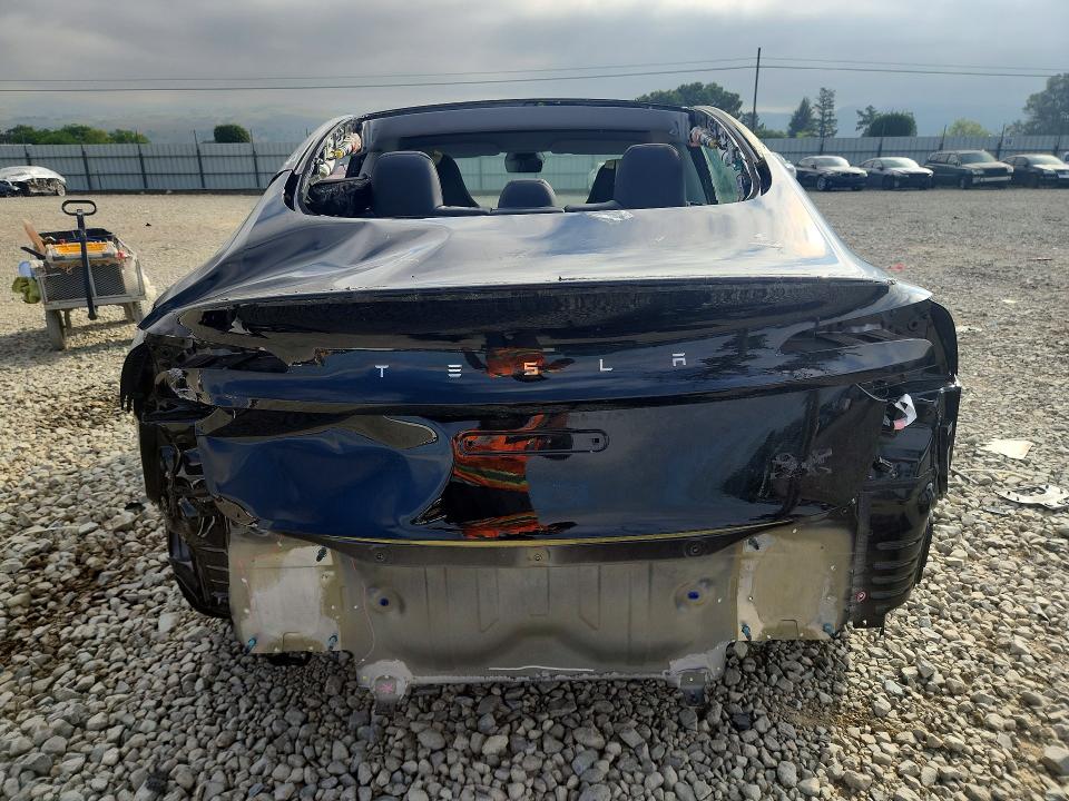 2025 Tesla Model 3 VIN 5YJ3E1ET9SF078059 COPART salvage auction — REAR END, CA, sold $12,000 on 2026-07-28 (photo 6)