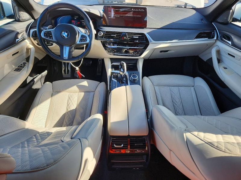 2022 BMW 5er VIN WBA73BJ09NCJ90383 COPART salvage auction — WATER/FLOOD, Salvage Title, sold $16,800 on 2026-07-15 (photo 8)