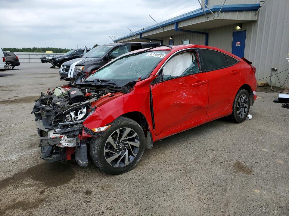 2017 Honda Civic VIN 2HGFC2F72HH502163 COPART salvage auction — FRONT END, Tn - Salvage Certificate, sold $425 on 2026-07-09 (photo 1)