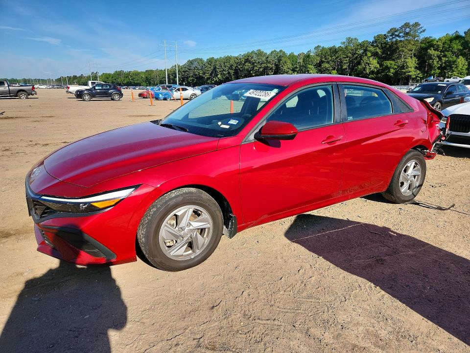 2025 Hyundai Elantra VIN KMHLL4DG7SU001995 COPART salvage auction — REAR END, Tx - Salvage Vehicle Title, sold $125 on 2026-07-24 (photo 1)