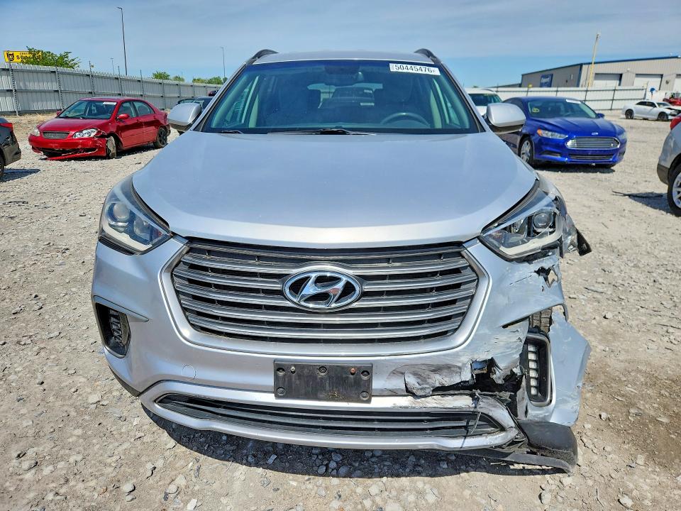 2017 Hyundai Santa fe VIN KM8SM4HF7HU171440 COPART salvage auction — FRONT END, IL - SALVAGE CERTIFICATE, sold $1,500 on 2026-07-06 (photo 5)