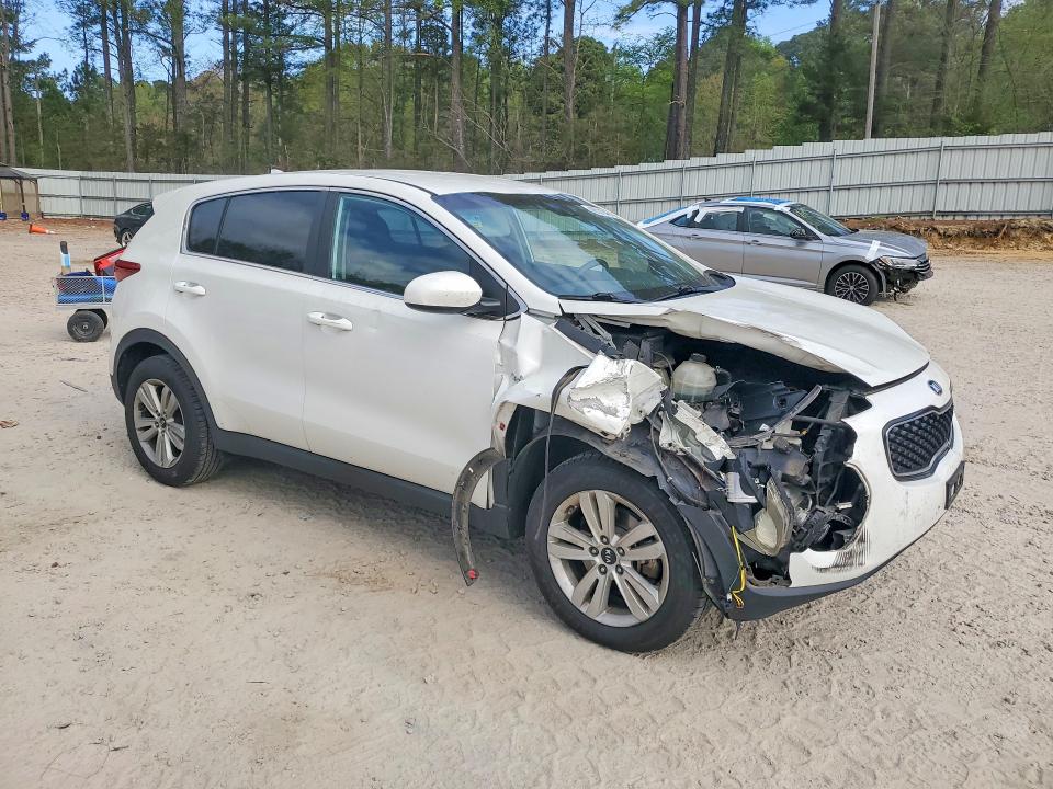 2018 Kia Sportage VIN KNDPMCAC6J7451309 COPART salvage auction — FRONT END, Nc - Salvage Certificate Of Title, sold $2,800 on 2026-07-10 (photo 4)