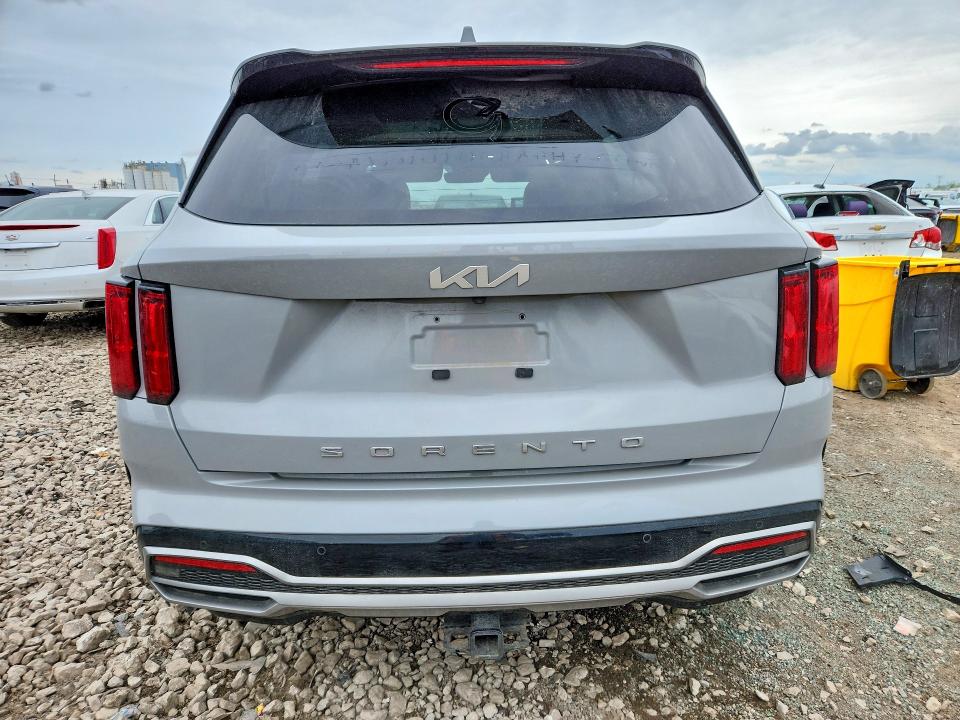 2022 Kia Sorento VIN 5XYRK4LF0NG093533 COPART salvage auction — FRONT END, Il - Salvage Certificate, sold $7,000 on 2026-07-15 (photo 6)