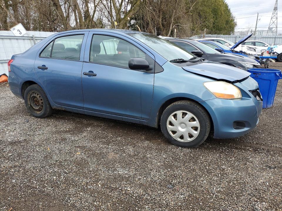 2007 Toyota Yaris VIN JTDBT923371100416 COPART salvage auction — FRONT END, ON - PERMIT SALVAGE, sold $625 on 2026-07-16 (photo 4)