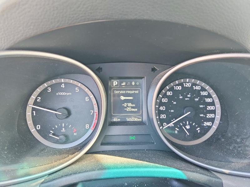 2018 Hyundai Santa fe VIN 5XYZTDLB4JG546492 COPART salvage auction — FRONT END, Ab - Bos - Salvage, sold $5,500 on 2026-07-02 (photo 9)