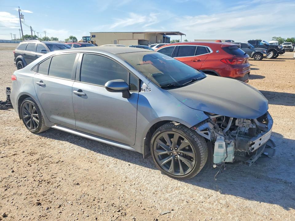 2021 Toyota Corolla VIN JTDEPMAE6MJ131890 COPART salvage auction — FRONT END, Tx - Salvage Vehicle Title, sold $4,300 on 2026-07-09 (photo 4)